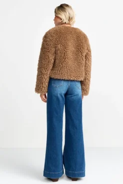 Rich & Royal Felljacken<Offene Kunstfelljacke