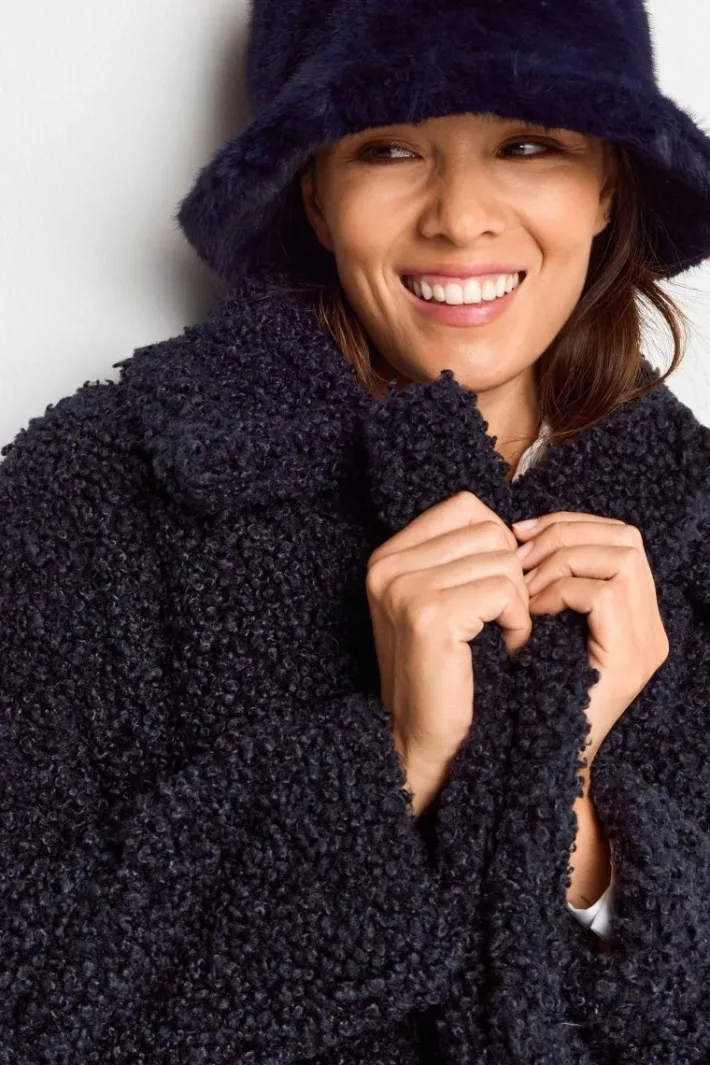 Rich & Royal Felljacken<Oversized-Mantel Aus Teddyfell