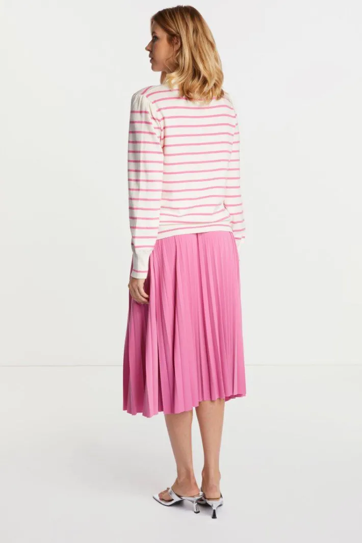 Rich & Royal Midiröcke|Plisseeröcke<Plisseerock pink power