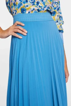 Rich & Royal Midiröcke|Plisseeröcke<Plisseerock french blue