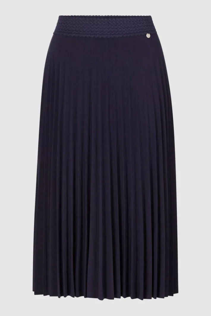 Rich & Royal Midiröcke|Plisseeröcke<Plisseerock Mit Elastischem Bund