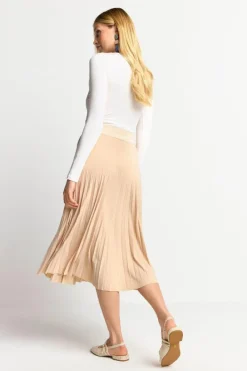 Rich & Royal Midiröcke|Plisseeröcke<Plisseerock Mit Elastischem Bund