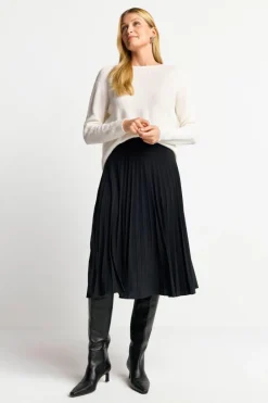 Rich & Royal Midiröcke|Plisseeröcke<Plisseerock Mit Elastischem Bund