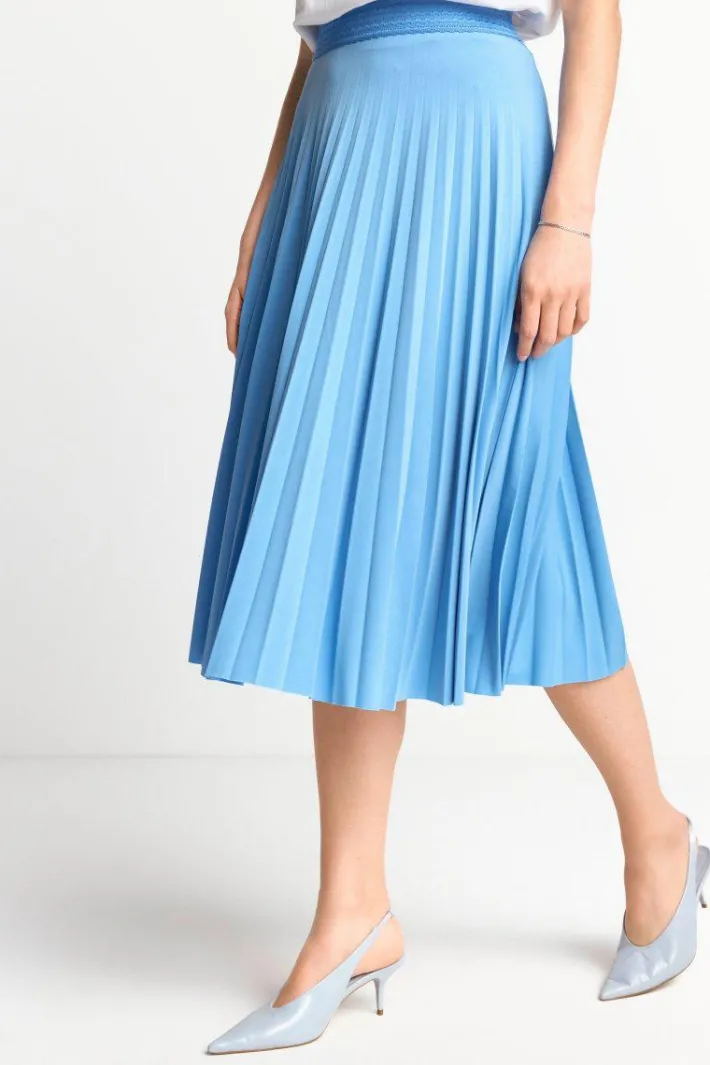 Rich & Royal Plisseeröcke<Plisseerock Mit Elastischem Taillenbund cruise blue