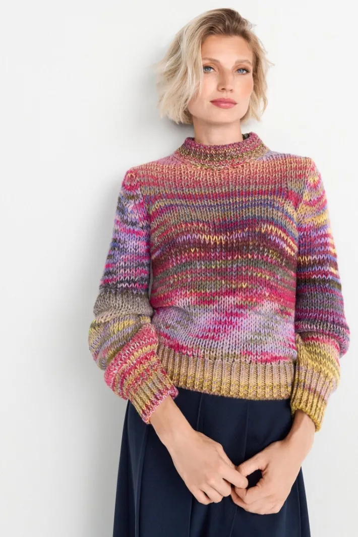 Rich & Royal Pullover<Pullover Aus Buntem Melange-Strick original