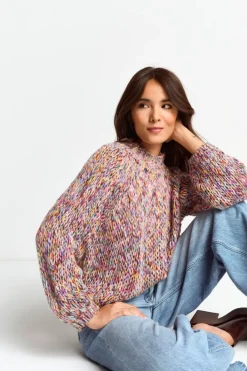 Rich & Royal Pullover<Pullover Aus Melangestrick