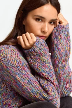 Rich & Royal Pullover<Pullover Aus Melangestrick