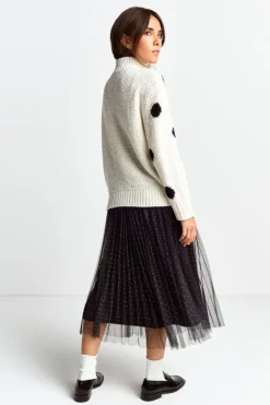 Rich & Royal Pullover<Pullover Mit Blauen Polka Dots midnight blue