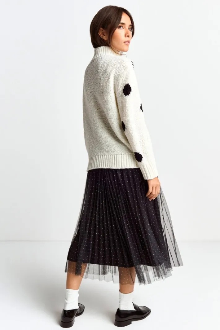 Rich & Royal Pullover<Pullover Mit Blauen Polka Dots midnight blue