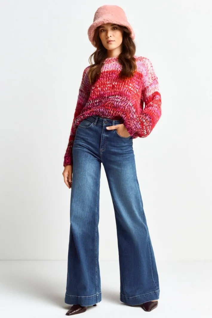 Rich & Royal Pullover<Pullover Mit Colour-Blocking-Muster poppy red