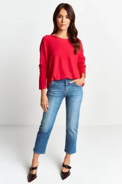 Rich & Royal Pullover<Pullover Mit U-Boot-Ausschnitt poppy red