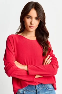 Rich & Royal Pullover<Pullover Mit U-Boot-Ausschnitt poppy red