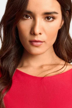 Rich & Royal Pullover<Pullover Mit U-Boot-Ausschnitt poppy red