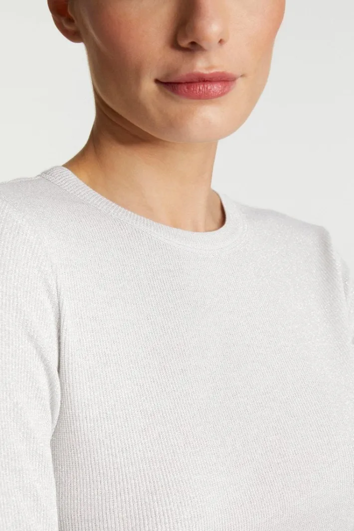 Rich & Royal Longsleeves<Rib-Longsleeve Mit Glanzeffekt