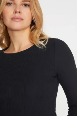 Rich & Royal Longsleeves<Rib-Longsleeve Mit Rundhals