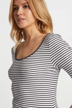 Rich & Royal T-Shirts<Rib-Shirt Aus Baumwolle