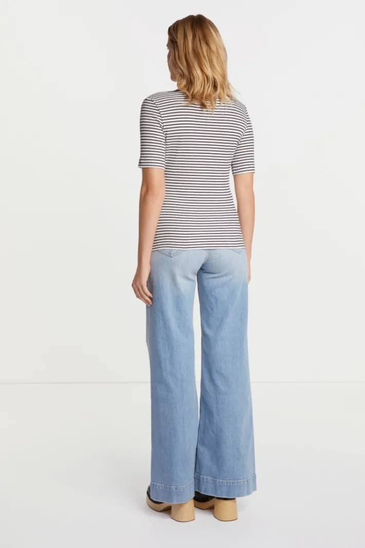 Rich & Royal T-Shirts<Rib-Shirt Aus Baumwolle