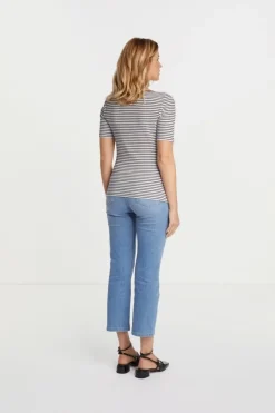 Rich & Royal T-Shirts<Rib-Shirt Aus Baumwolle