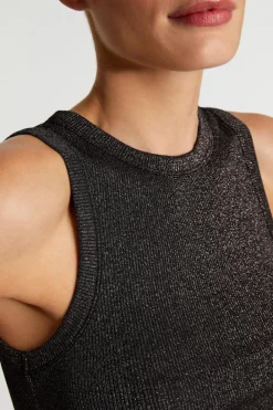 Rich & Royal Tops<Rib-Top Mit Glanzeffekt