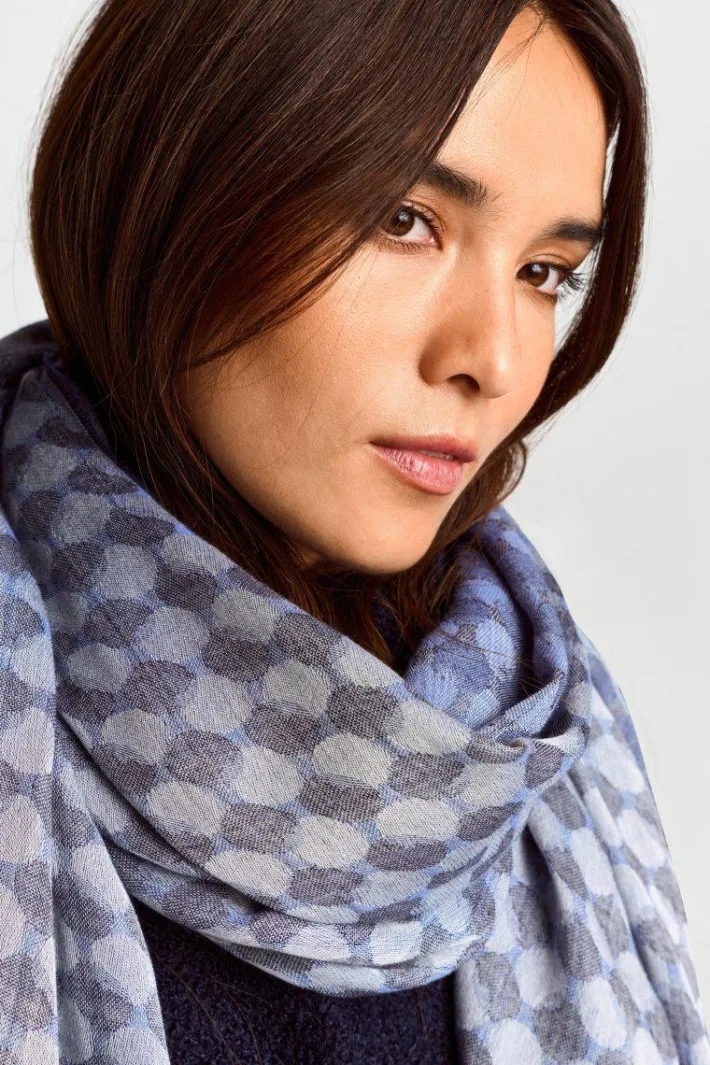 Rich & Royal Accessoires<Schal Mit Dezenten Fransen midnight blue