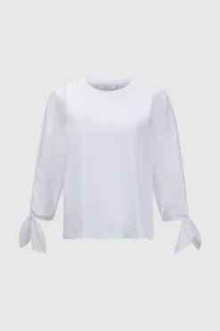 Rich & Royal Casual Blusen|Business Blusen<Schlupfbluse white