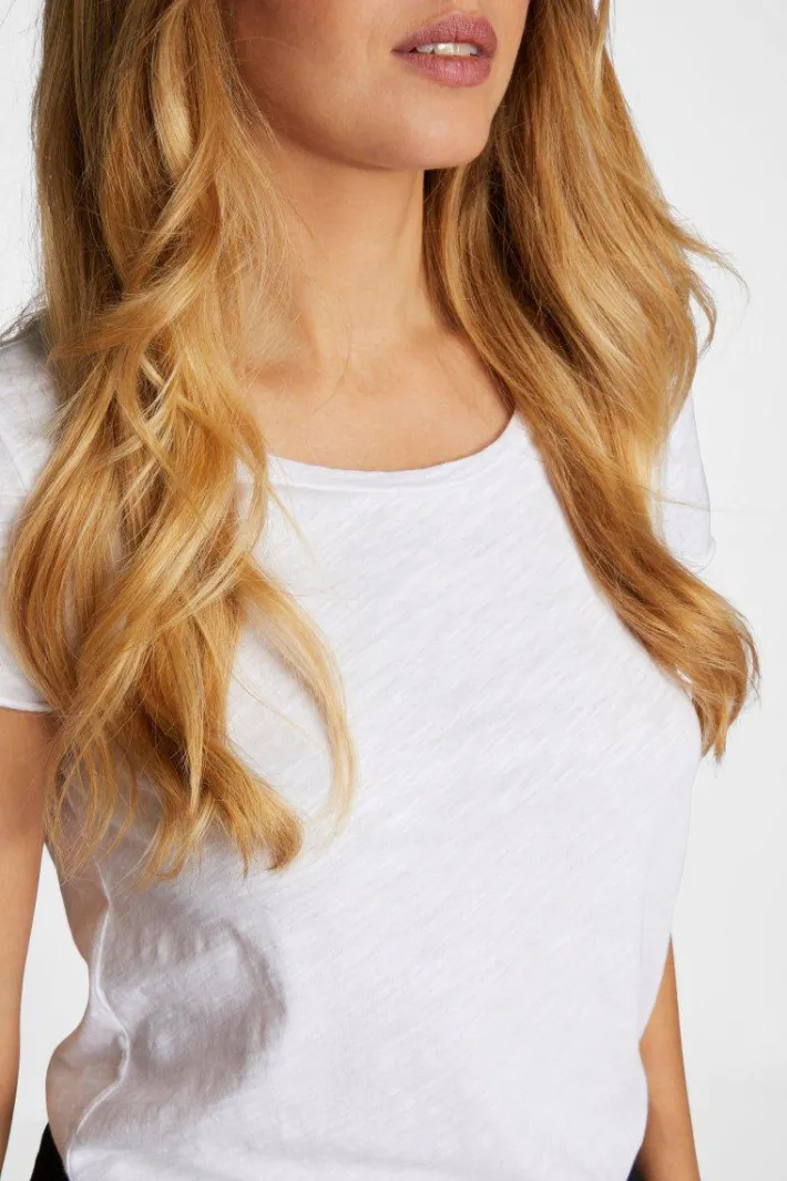 Rich & Royal T-Shirts<Slub-T-Shirt Aus Baumwolle