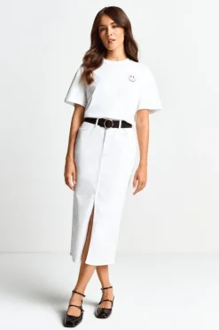 Rich & Royal T-Shirts<Statement-Shirt Mit Crew-Neck white