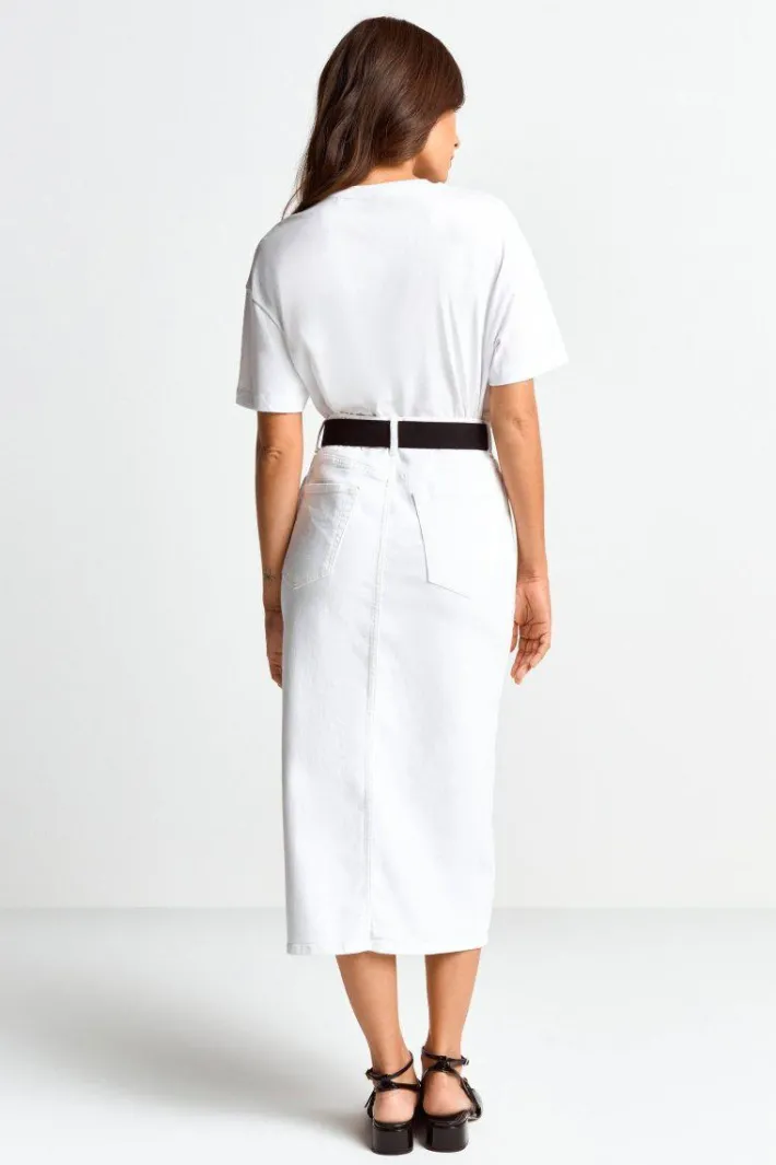 Rich & Royal T-Shirts<Statement-Shirt Mit Crew-Neck white