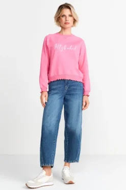 Rich & Royal Sweat<Statement-Sweater Mit Raglanärmeln