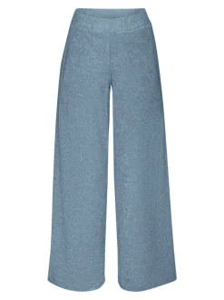 Rich & Royal Weite Hosen<Stoffhose In Crinkle-Optik cruise blue