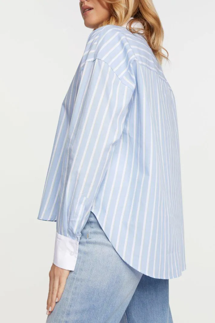 Rich & Royal Casual Blusen<Streifenbluse skyway blue