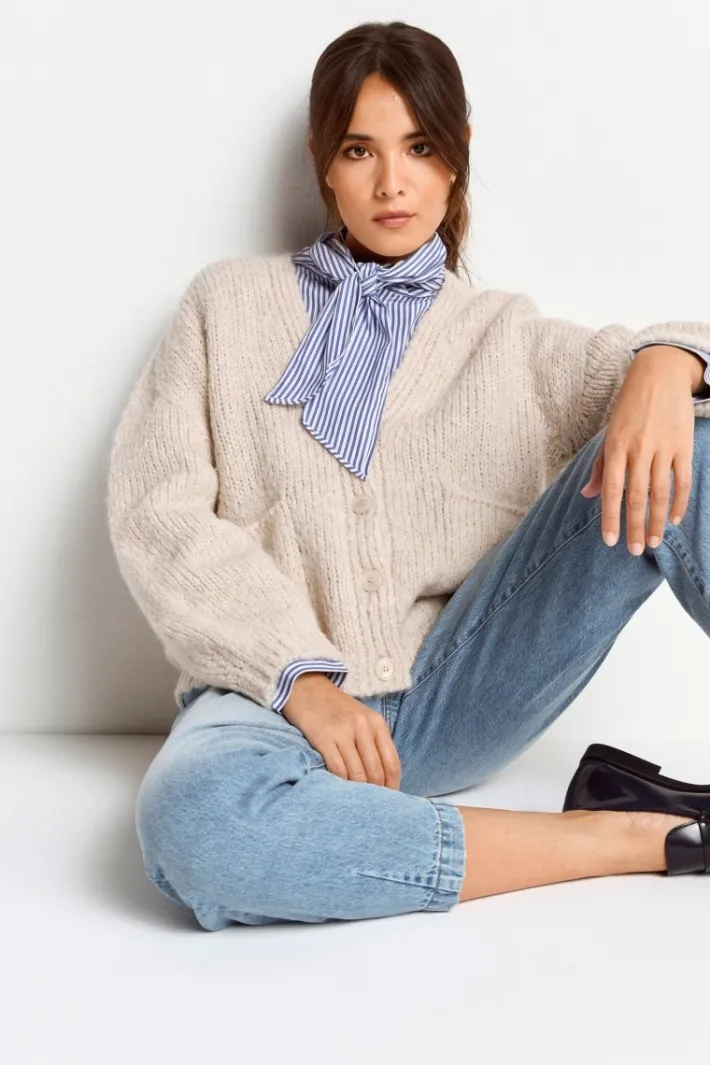 Rich & Royal Cardigans<Strickcardigan Mit Knopfleiste