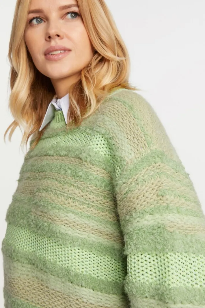 Rich & Royal Pullover<Strickpullover green tea