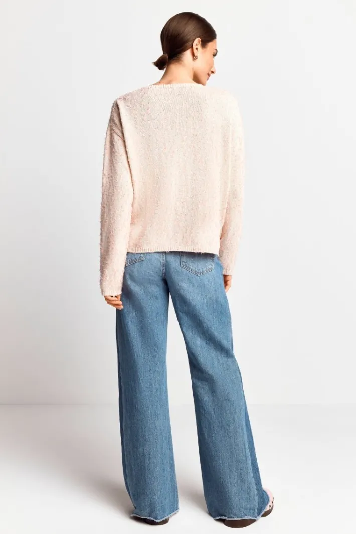 Rich & Royal Pullover<Strickpullover pearl white