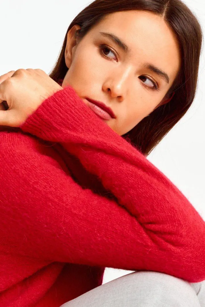 Rich & Royal Pullover<Strickpullover Aus Weichem Materialmix