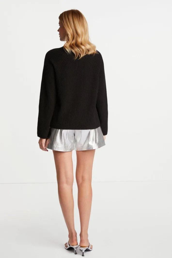 Rich & Royal Pullover<Strickpullover In Weiter Passform black