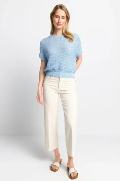 Rich & Royal Shirts<Strick-Shirt cotton blue