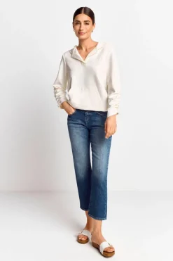 Rich & Royal Sweat<Sweatshirt whisper white