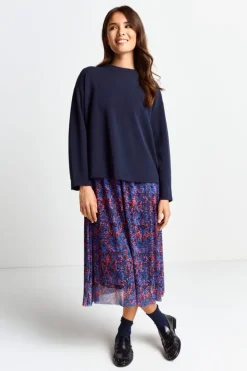 Rich & Royal Sweat<Sweatshirt Aus Supersoftem Jersey midnight blue