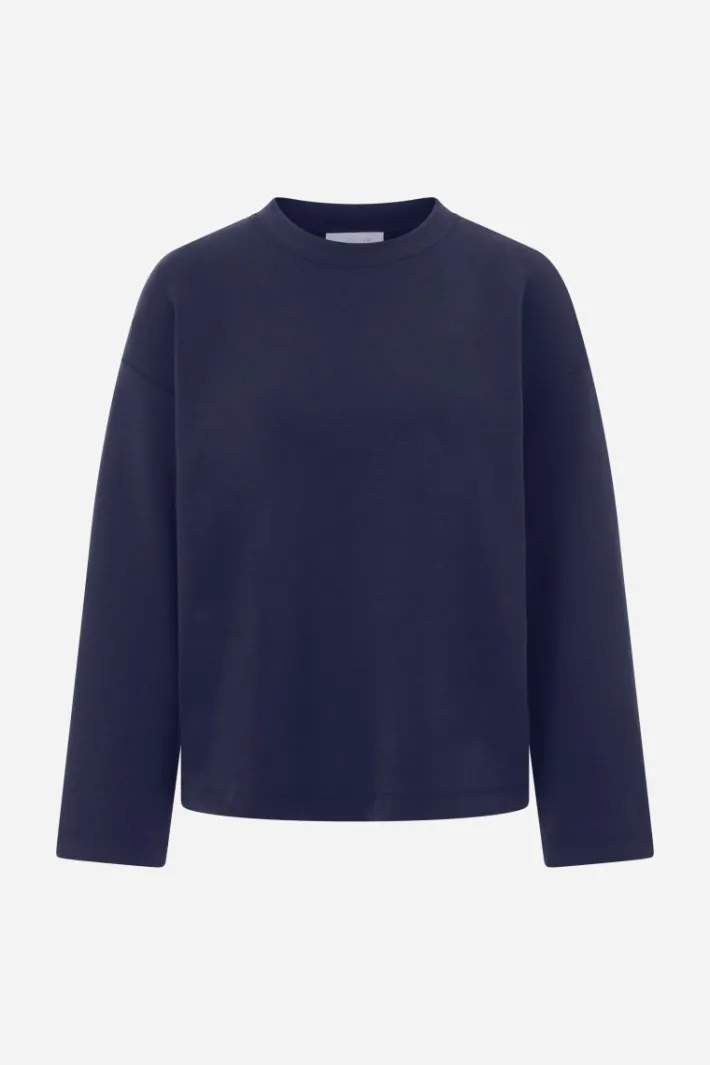 Rich & Royal Sweat<Sweatshirt Aus Supersoftem Jersey midnight blue