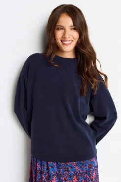 Rich & Royal Sweat<Sweatshirt Aus Supersoftem Jersey midnight blue