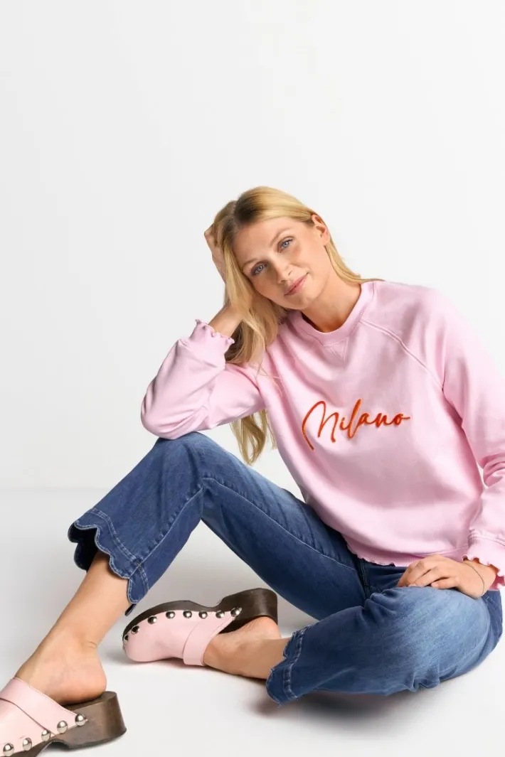 Rich & Royal Sweat<Sweatshirt Mit Schriftzug