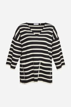 Rich & Royal Sweat<Sweatshirt Mit Tiefem V-Neck midnight blue