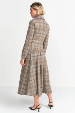 Rich & Royal Business Blazer|Casual Blazer<Taillierter Blazer Mit Karomuster caramel spice