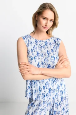 Rich & Royal Tops<Top cotton blue