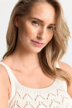 Rich & Royal Shirts|Tops<Top whisper white