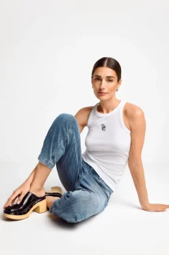 Rich & Royal Tops<Top Mit Logostickerei