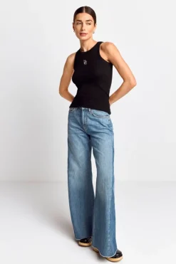 Rich & Royal Tops<Top Mit Logostickerei