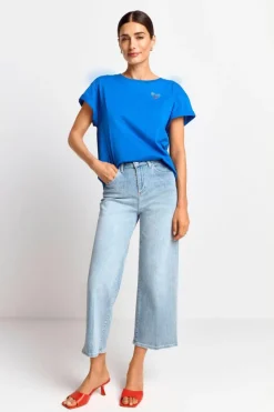 Rich & Royal T-Shirts<T-Shirt azzure blue