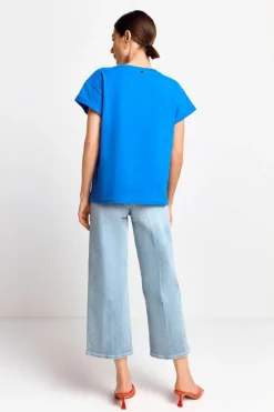 Rich & Royal T-Shirts<T-Shirt azzure blue